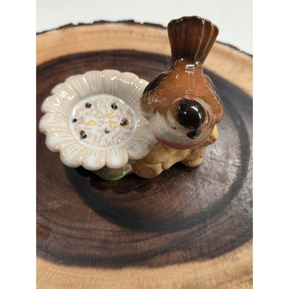 Vintage Ceramic Bird Tea light Holder